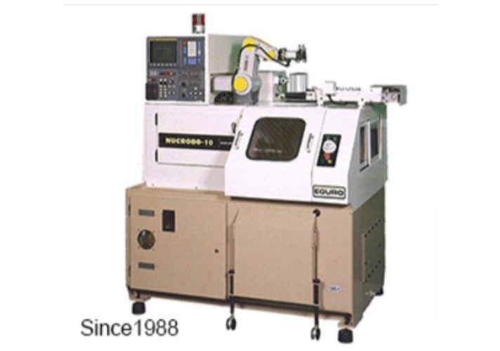 High-precision, compact CNC lathe with machinery-robot integration